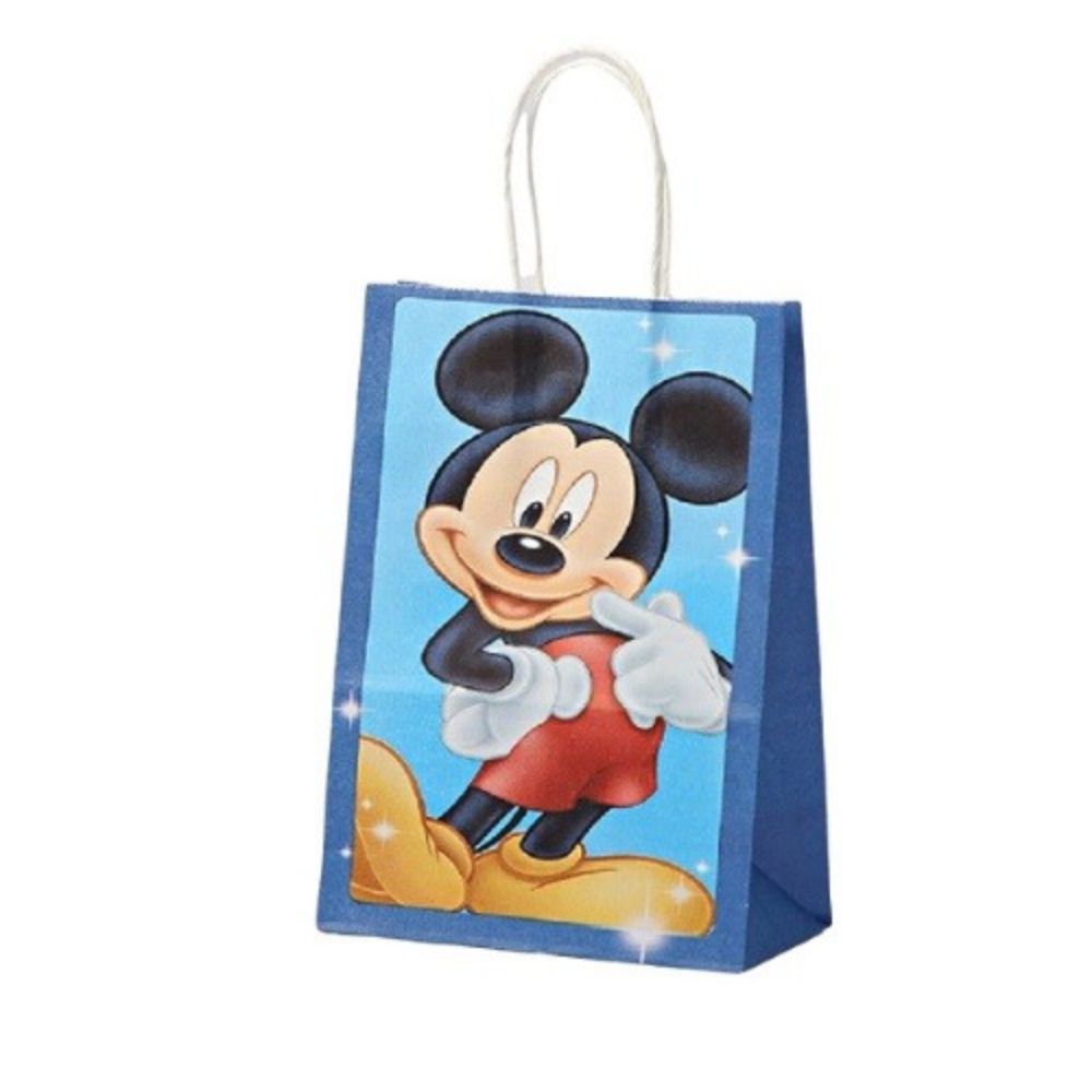 Mickey  Kraft Bag Pack of 6