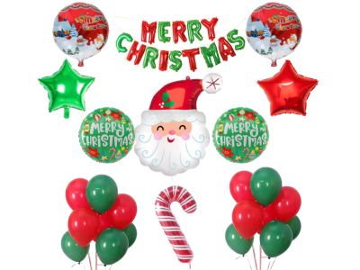 christmas head balloon decor