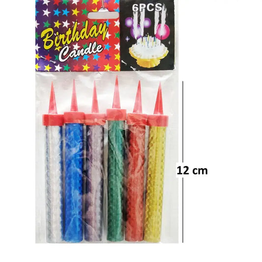 sparkling candles - 6pcs