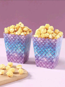 Mermaid pop corn box 10 PCS
