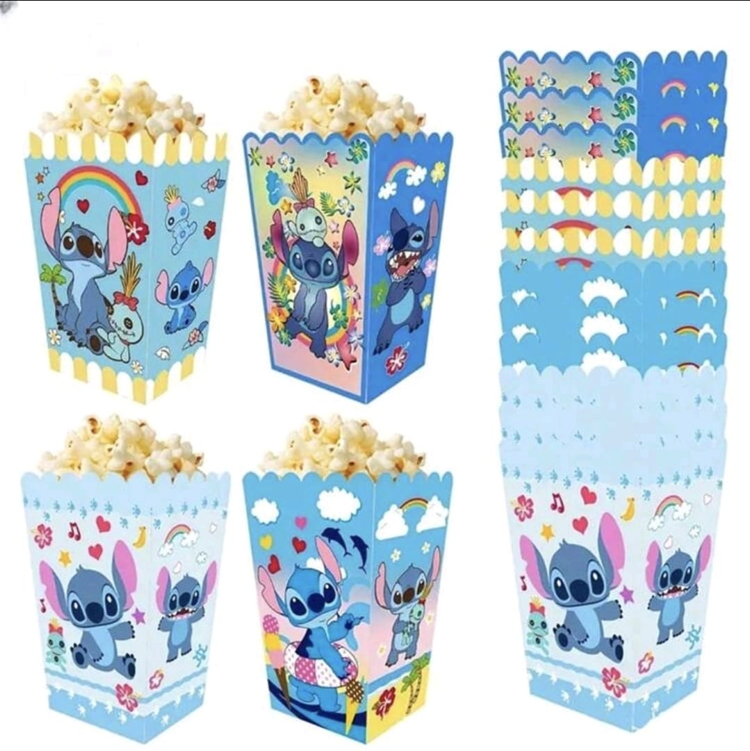12pcs lilo stitch pop corn box
