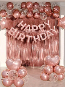 Rosegold birthday garland kit