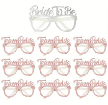 Bride To Be And Team Bride Paper Eye Frames Pack of 10 Pcs