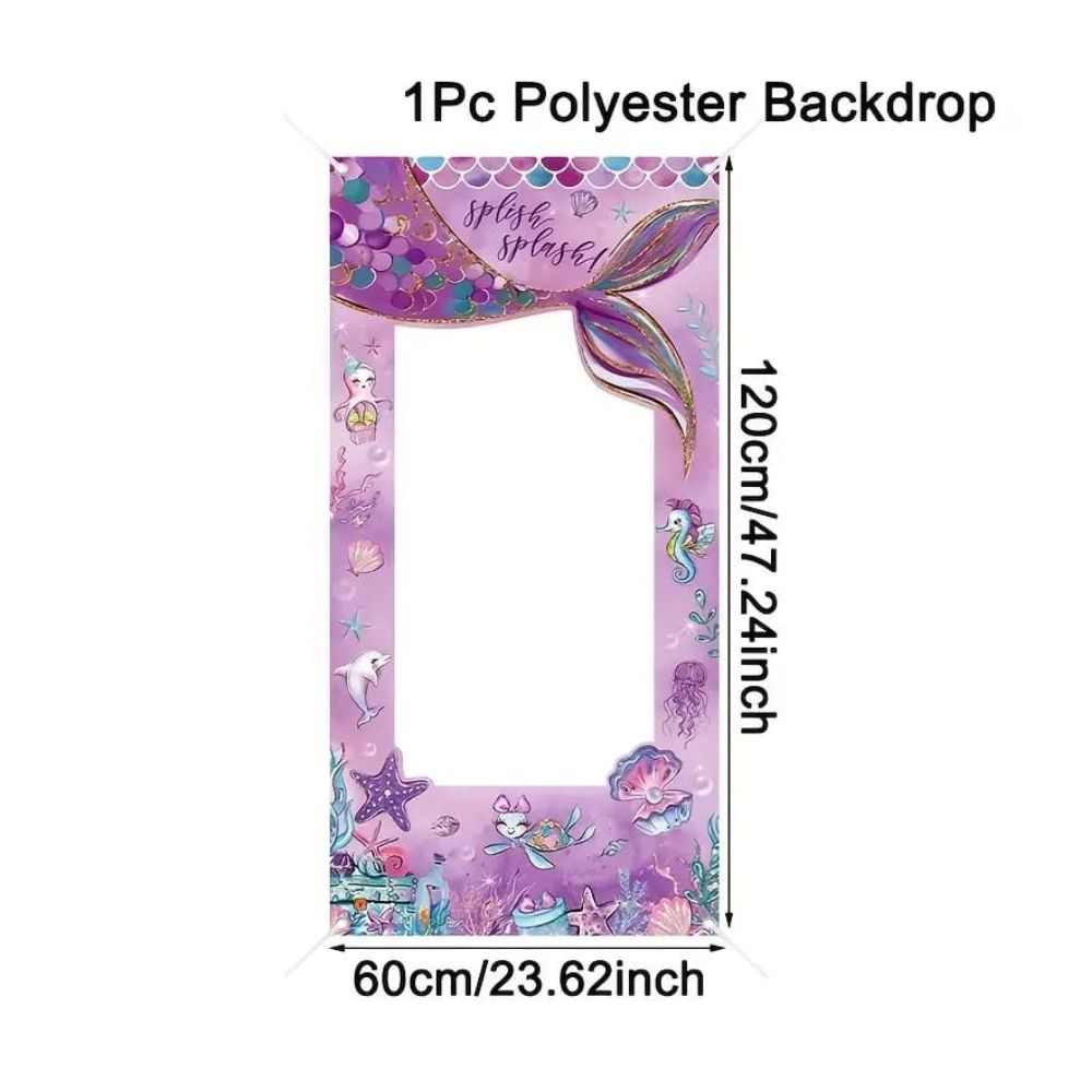Mermaid Photo Booth Frame