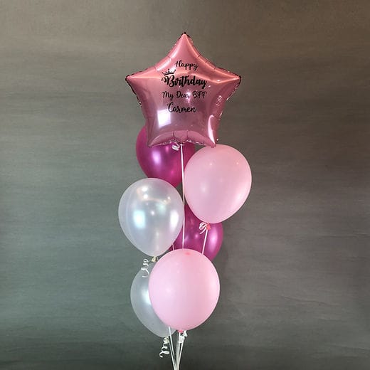 Pink customized balloon