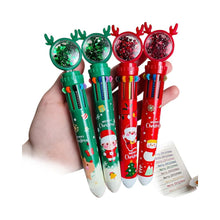 Merry Christmas Multicolor Pen - Assorted Pack of 4