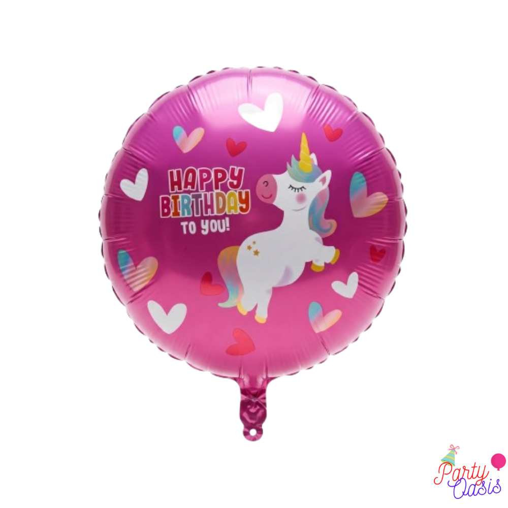 Happy birthday Unicorn foil balloon