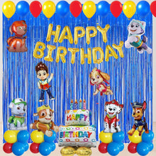 Paw Patrol Birthday Decoration - Non Inflated - Blue