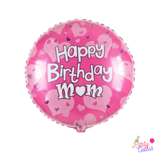 Happy birthday Mom foil balloon
