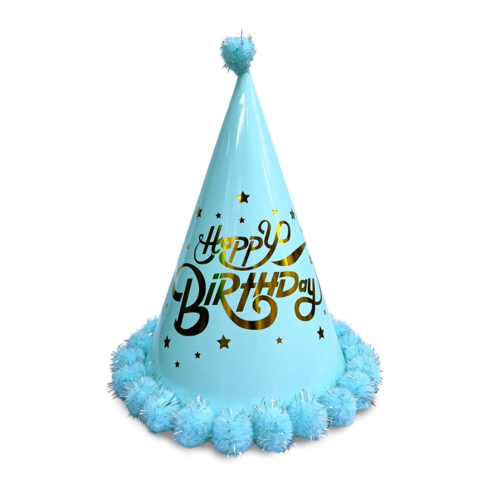 Baby Blue Party Hat 1pc