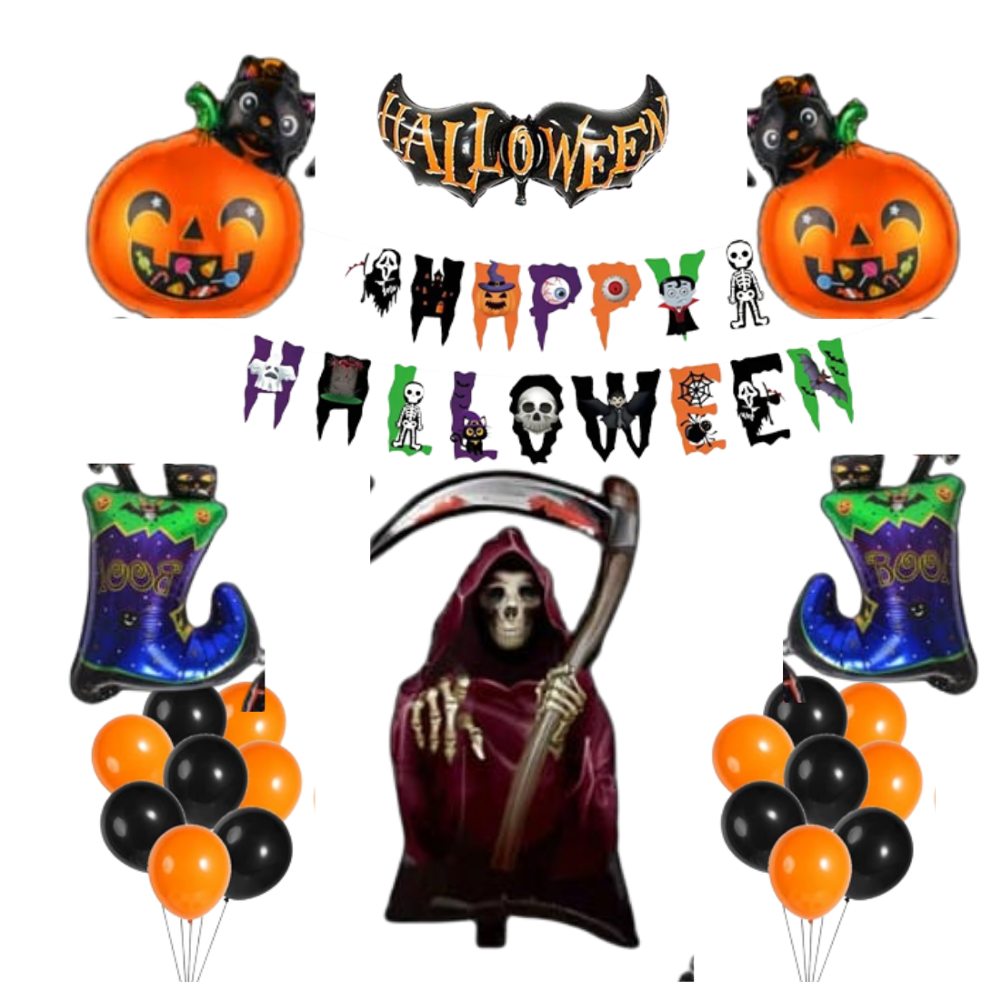 halloween balloon decorations