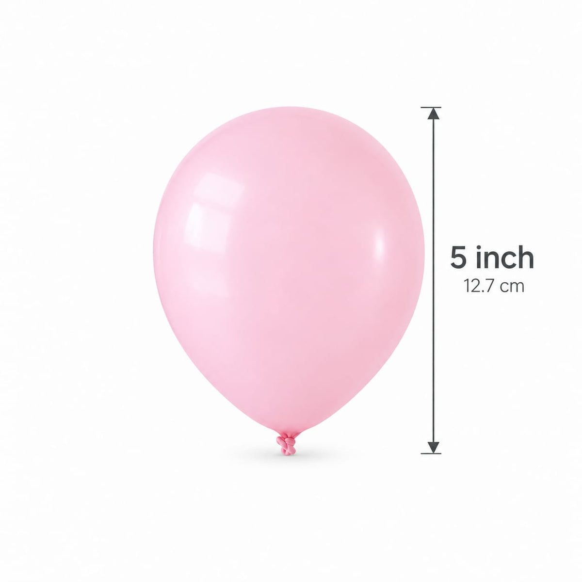 Mini 5inch pastel pink latex balloon-  50pcs