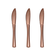 25 Pcs Rosegold Disposable Knife