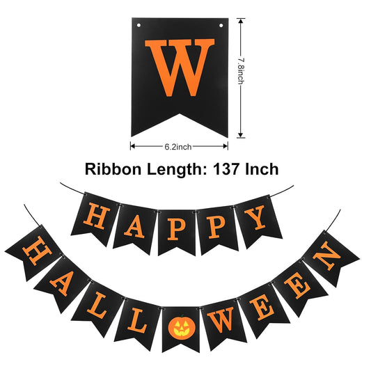 Halloween banner - paper banner