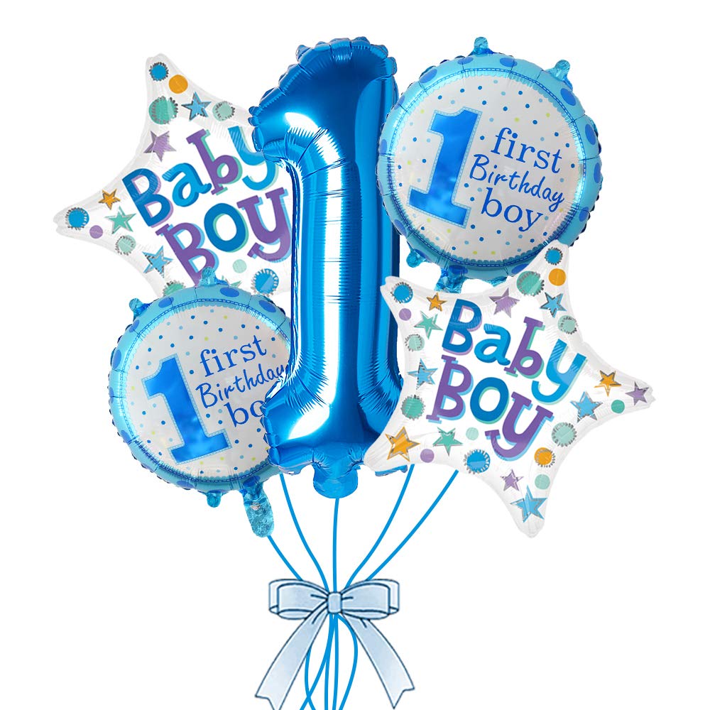 blue - first birthday decorations