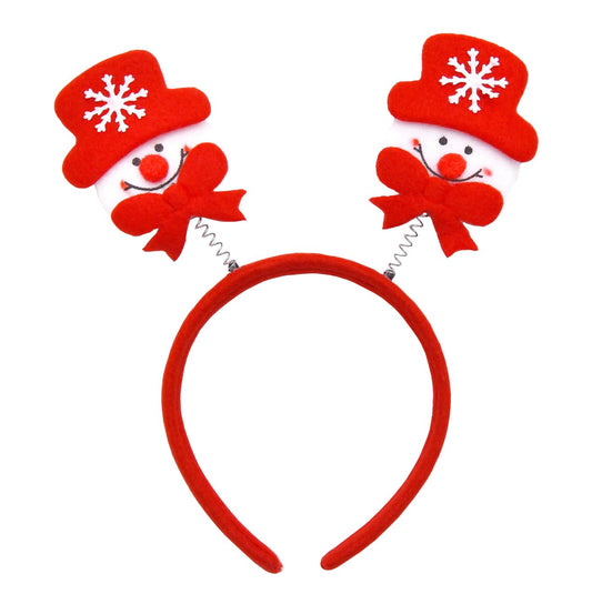 snowman spring headband 1pc