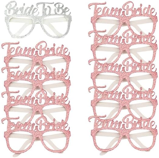 12 pcs bride and team bride eye frame props