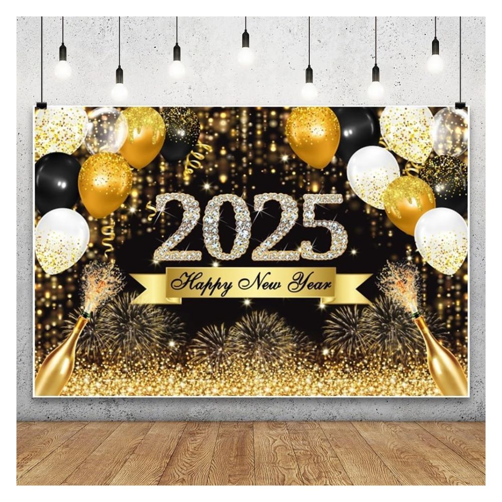 2026 Happy New Year Backdrop