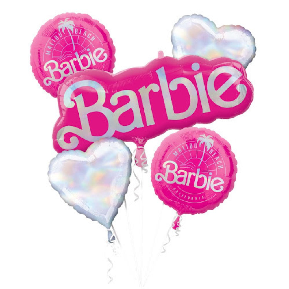 Barbie foil balloon helium filled