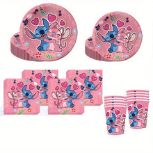 Lilo stitch plate cup set serves 10