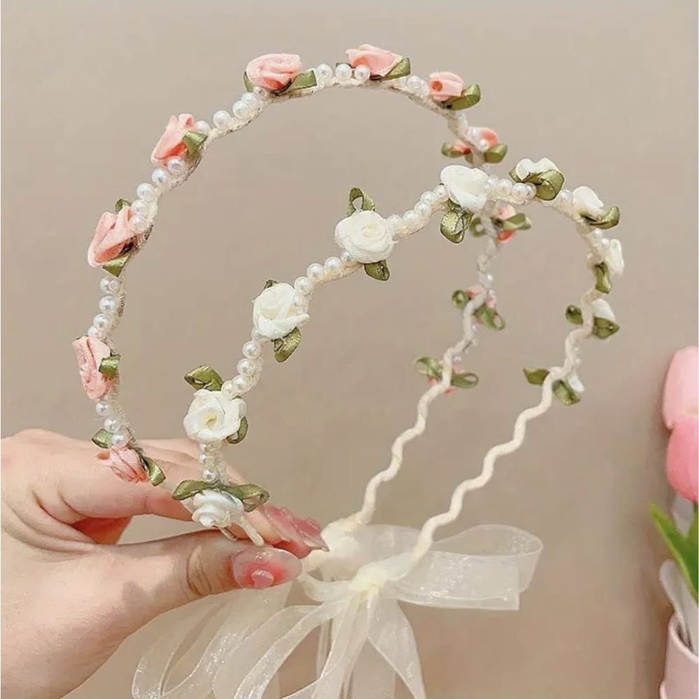 Floral Headband Hair Wreath Tiara 1 Pc