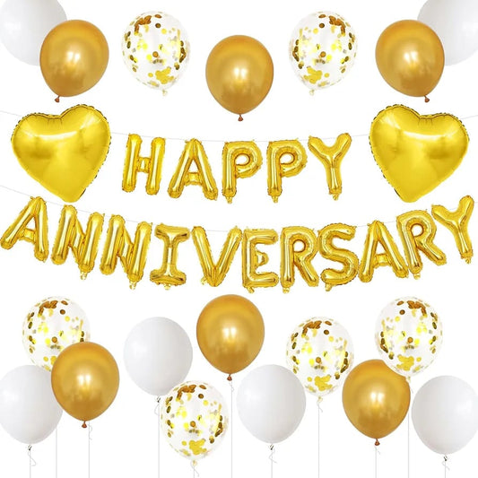 Happy anniversary golden set