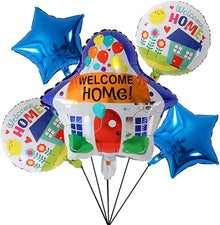 Welcome Home foil balloon pack of 5