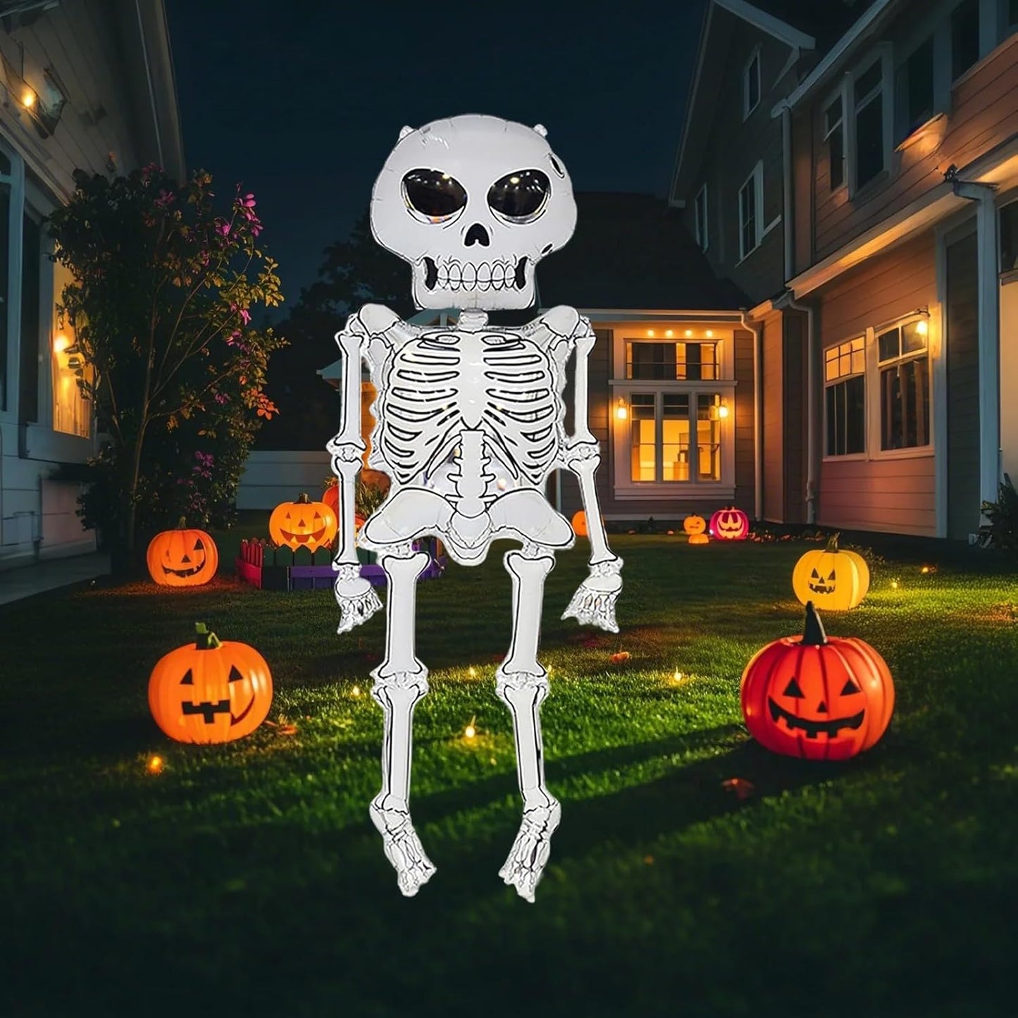 Foil Skeleton Balloon Halloween Decoration