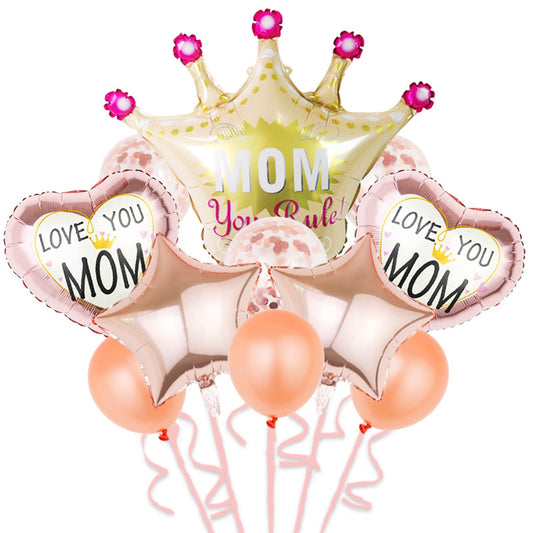 mothers day helium balloon bunch  - 10 pcs