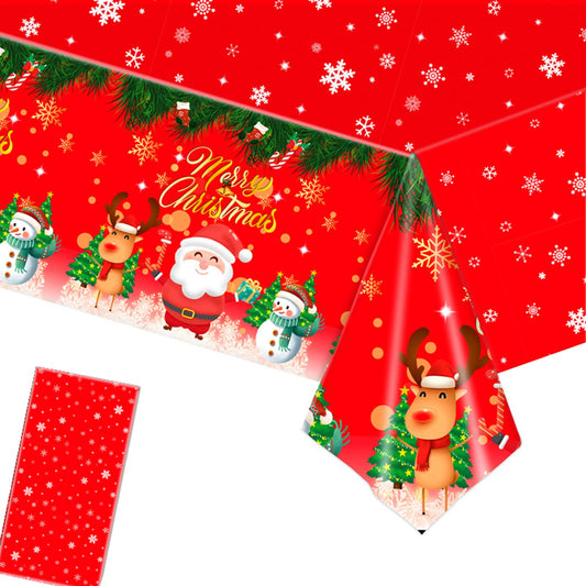 Christmas red table cover