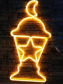 Arabic Fanoos Neon Light 60cm with USB Connection