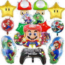 Mario foil balloon set