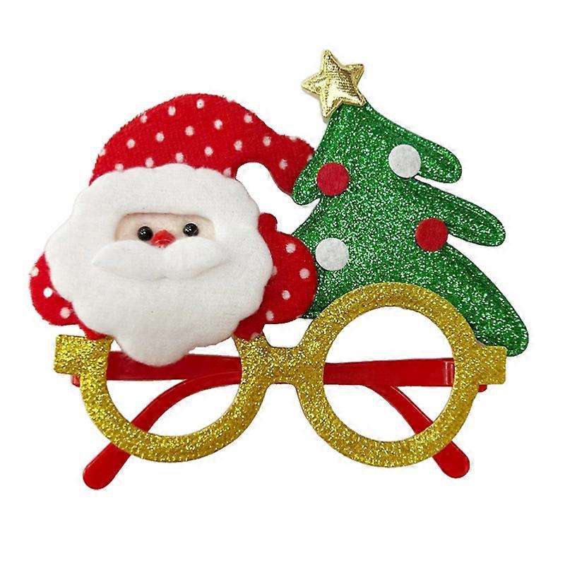 Christmas Santa And Tree Eyeglasses Frame 1 Pc