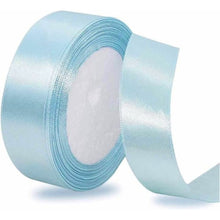 Blue Satin Ribbon Roll Approx. 20mm - 22m/Roll
