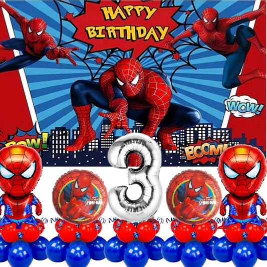 spiderman poster decoration set