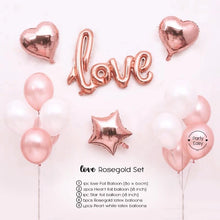Elegant Rosegold Love Balloon Set – DIY or Ready-to-Use