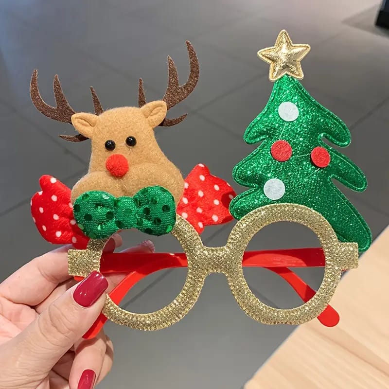 Reindeer And Tree Eyeglasses Frame 1 Pc