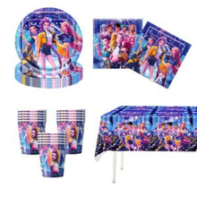 K Pop Plate Cup Tableware Set Serves 10