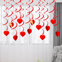 Heart Swirl Hanging Romantic Eye-catching Exquisite - 18 Swirls