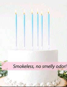 blue candles