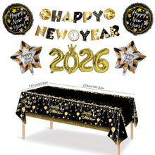 New Year 2026 Simple Decoration Gold