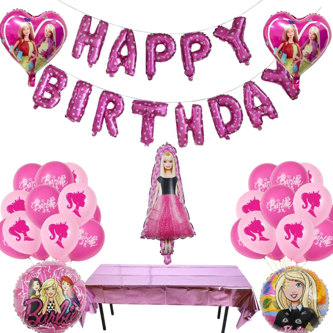 barbie balloon decorations