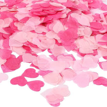 Pink Tissue Heart Confetti