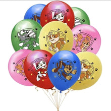 10pcs paw patrol helium balloons