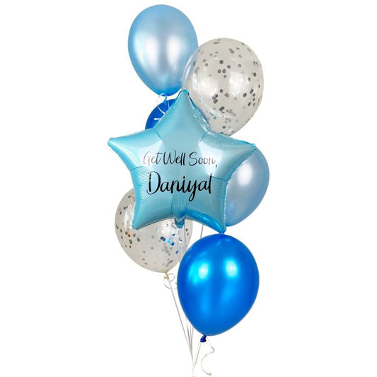 Blue customized balloon