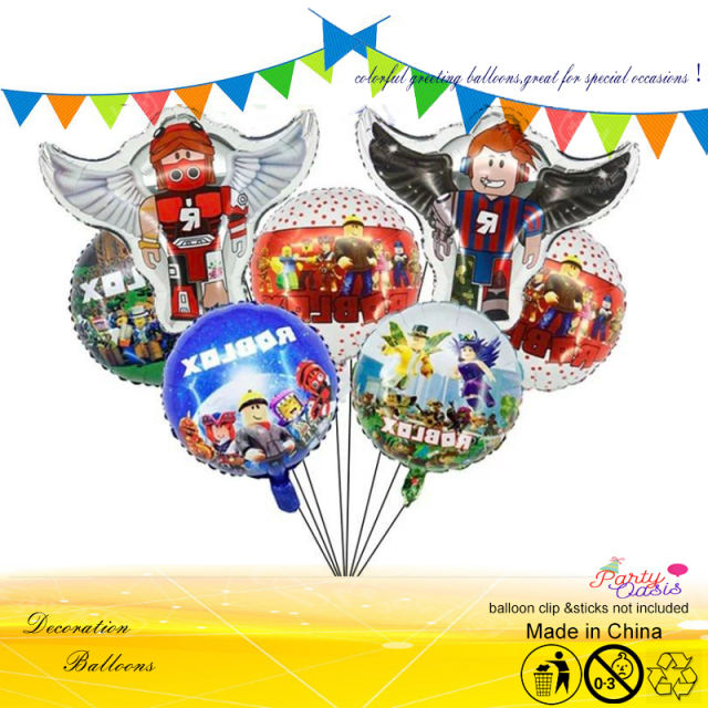 Roblox Birthday foil balloons
