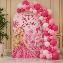 Barbie theme Balloon Garland & Arch Backdrop Decoration