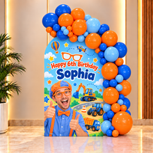 Blippi theme Balloon Garland & Arch Backdrop Decoration