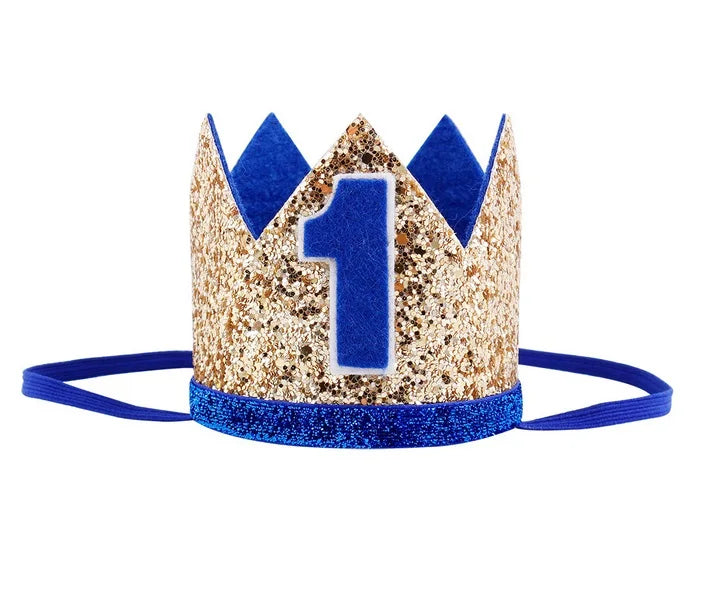 First birthday cap blue