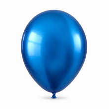 Chrome Metallic Blue Balloons 12 Inch